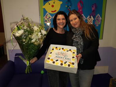 Heidi 12,5 jaar in dienst Happy Kids